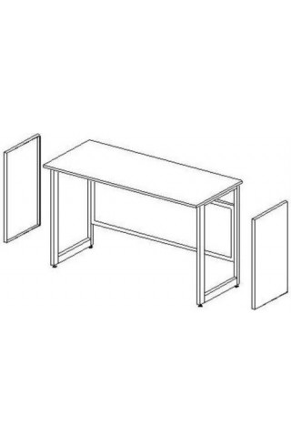 ЛАБ-PRO БКОв Боковые короба к столам на рамном основании, комплект из 2(4) шт.