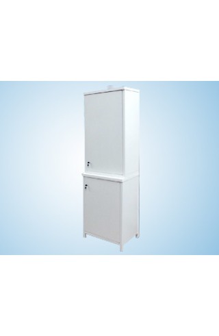 Шкаф для реактивов 600 ШРМ-М (2 дверцы - металл, фланец 100 мм)