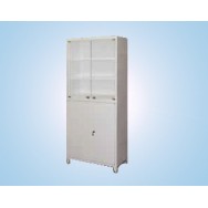 Шкаф для документов 800 ШДМ-М (верх. дверцы - стекло, низ - металл)