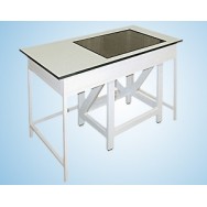 Стол весовой 900 СВГ-1500л (ламинат/гранит, стол в столе)