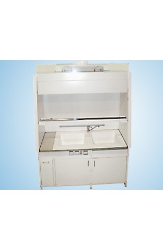 Шкаф вытяжной модульный 1800 ШВМк-гм (керамика KS-12, мойка глуб. 300 мм из стеклопластика)