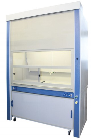 Шкаф приточно-вытяжной для работы с дымящими кислотами ЛАБ-PRO ШПВК 120.90.260 PP-PVC